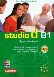 Studio d B1 podręcznik z ćwiczeniami +CD - Hermann Funk, Christina Kuhn, Silke Demme, Friederike Jin