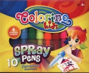 Flamastry dmuchane Colorino 10 kolorów