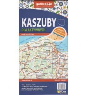 Kaszuby dla aktywnych, 1:100 000 - mapa turystyczna wodoodporna - Opracowanie zbiorowe