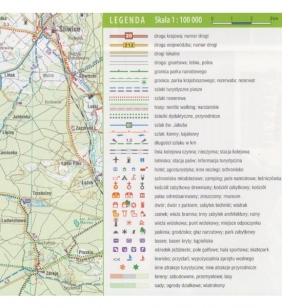 Kaszuby dla aktywnych, 1:100 000 - mapa turystyczna wodoodporna - Opracowanie zbiorowe