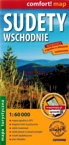 Comfort! map Sudety Wschodnie 1:60 000 - Opracowanie zbiorowe