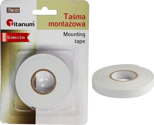 Taśma Montażowa 12mm X 3m Tm01