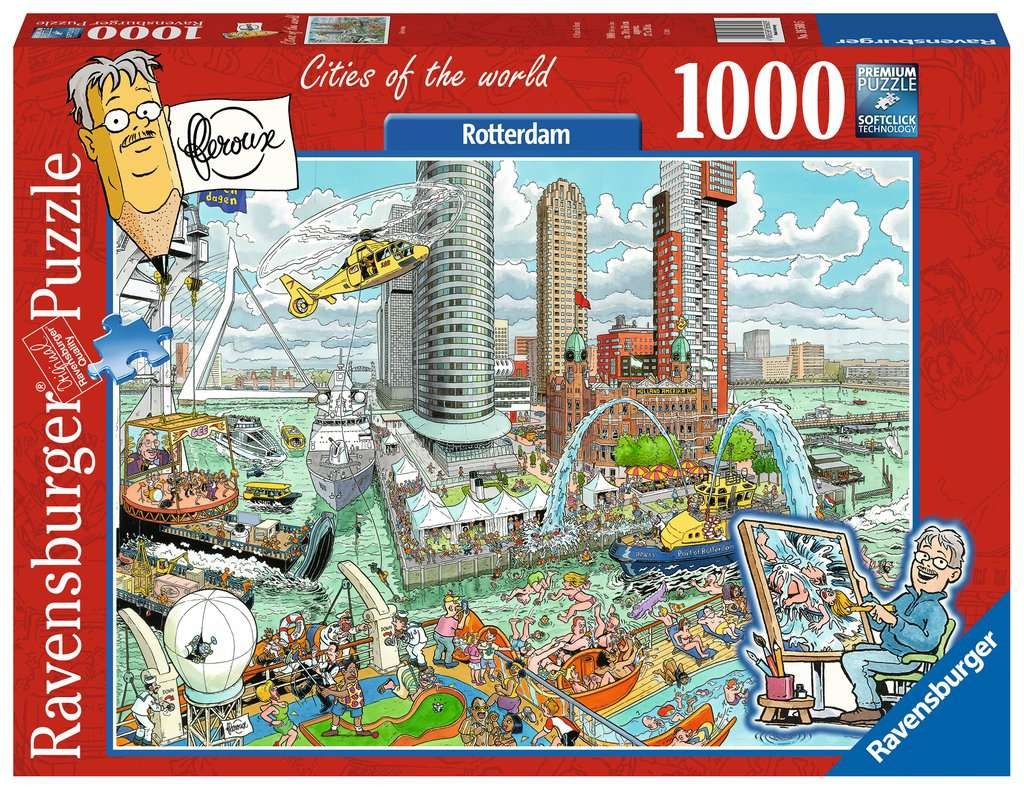 Ravensburger, Puzzle 1000: Fleroux, Rotterdam (16560)