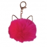  Brelok pompon kot z uszami