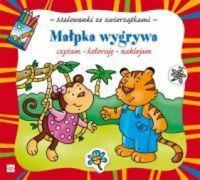 Malowanki ze zwierzątkami Małpka wygrywa - <br />