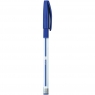 Długopis z gripem Basic One Color - niebieski, 1 szt
