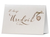 Karnet Urodziny Gold UK-02