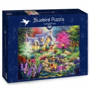 Bluebird Puzzle 1500: Domek z pięknym stawem (70060)