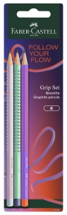 Ołówek Grip 2001 Flow Edition B, 3 szt.