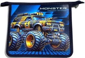 Teczka-torba A5+ zapinana na zamek Monster Truck