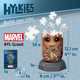 Ravensburger, Puzzle 3D Hylkies 56: Groot (12001160)