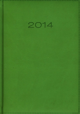 Kalendarz 2014 A5 21D Jasnozielony dzienny - <br />