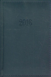 Kalendarz 2016 Książkowy dzienny B6 Lux granatowy - <br />