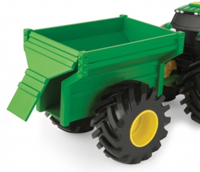 John Deere - Traktor z przyczepą światło/dźwięk (46260)
