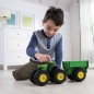 John Deere - Traktor z przyczepą światło/dźwięk (46260)