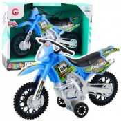 Motor crossowy Off-Road niebieski