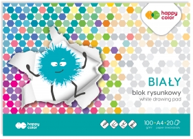 Blok rysunkowy Happy Color A4/20k - biały