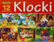 Klocki 12 elementowe bajkowe postacie czerwone