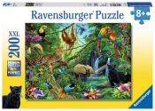 Ravensburger, Puzzle XXL 200: Zwierzęta w dżungli (12660)