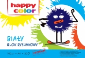 Blok rysunkowy Happy Color A4/20k - biały
