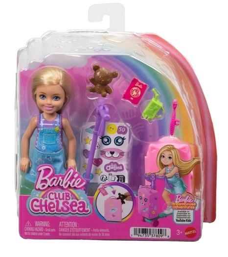 Barbie Chelsea Lalka + akcesoria