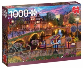 Puzzle 1000: Kanał w Amsterdamie (18860)