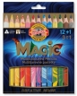 Kredki Magic Trio 3408, 12 kolorów + 1 blender (228626)