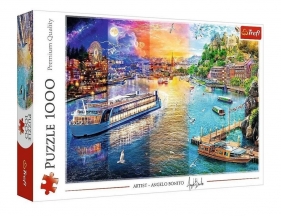 Trefl, Puzzle 1000: Rejs po rzece (10860)