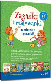 Zagadki i malowanki na wieczory i poranki! - Ewa Sajek, Marta Sobalska, Nikola Kucharska, Aleksander Jasiński