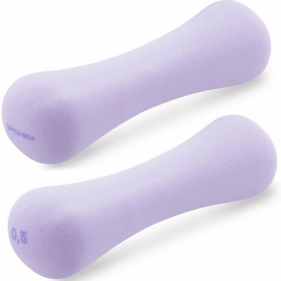 Zestaw hantli 2x0,5kg Bone fiolet