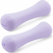 Zestaw hantli 2x0,5kg Bone fiolet