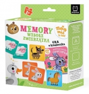 Memory Wesołe zwierzątka Mały miś to lubi! Gra + książeczka, 3+