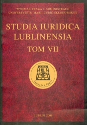 Studia Iuridica Lublinensia Tom 7