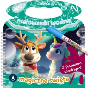 Zadanka & malowanki wodne. Magiczne święta - Wioleta Żyłowska