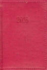 Kalendarz 2016 Książkowy B6D-LUX różowy