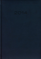 Kalendarz 2014 A5 21D Niebieski dzienny - <br />