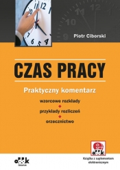 Czas pracy Praktyczny komentarz - wzorcowe rozkłady - przykłady rozliczeń - orzecznictwo (z suplemementem elektronicznym)