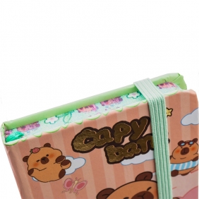 Notes z twardą okładką A7/80k - Kapibara, 1 szt