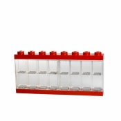 Lego, gablotka na 16 minifigurek - Czerwona (40660001)