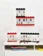 Lego, gablotka na 16 minifigurek - Czerwona (40660001)