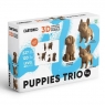 Puzzle 3D z kartonu Trio Szczeniaki