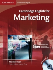 Cambridge English for Marketing Student's Book + CD - Robinson Nick