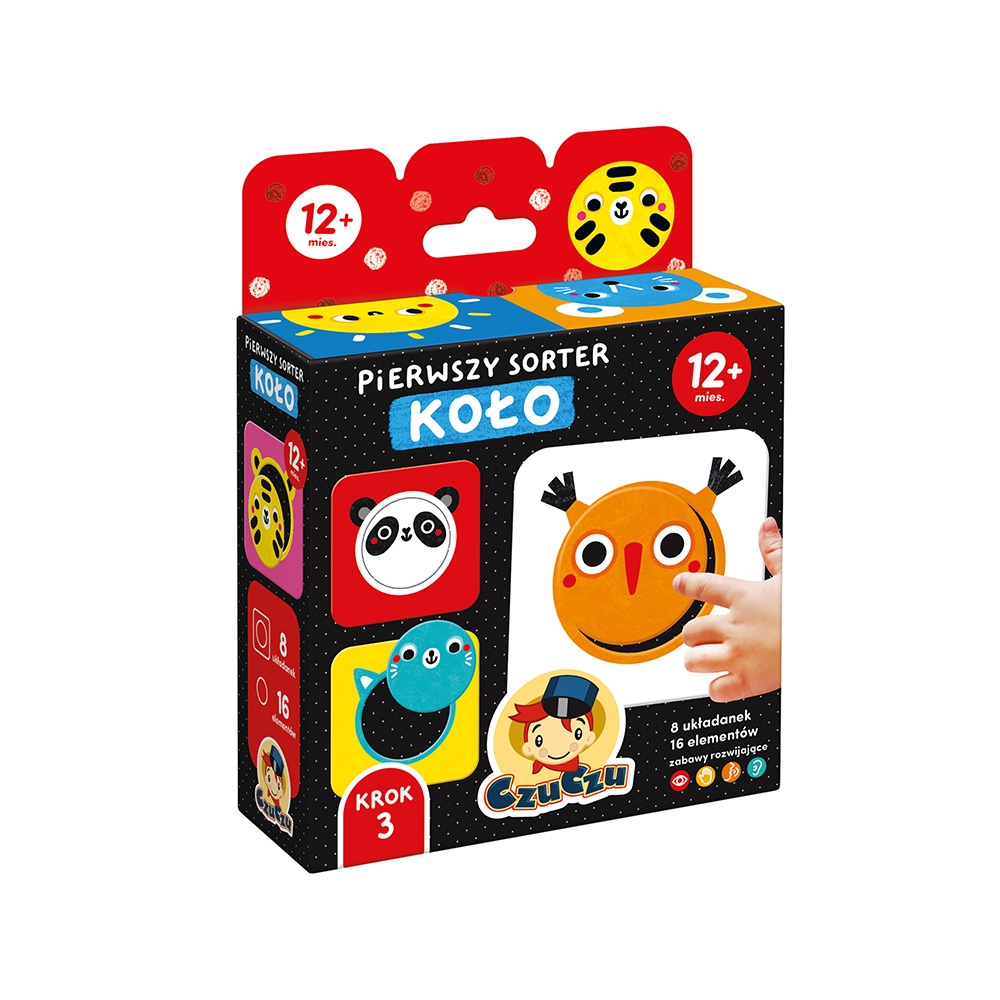 Czuczu: Pierwszy sorter Koło dla dzieci 12 mies.+