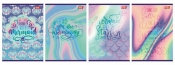 Zeszyt A5/16K linia 2 kolorowa - Pastel Mermaid, 1 szt.