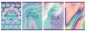 Zeszyt A5/16K linia 2 kolorowa - Pastel Mermaid, 1 szt.