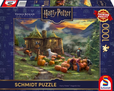 <img src='https://webimage.pl/pics/607/6/d4001504586607.jpg' style='height:440px' /> Puzzle Premium Quality Thomas Kinkade Harry Potter Chatka Hagrida 1000 el 114491