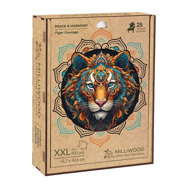Puzzle drewniane 400: Peace and harmony – Słoń