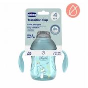 Kubek treningowy z miękkim ustnik 200ml turkus 4m+
