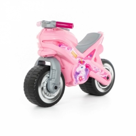Jeździk motor różowy (80608)