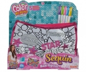 Color Me Mine Cekinowa torebka Maxi Hipster Star Girl (637-9160)